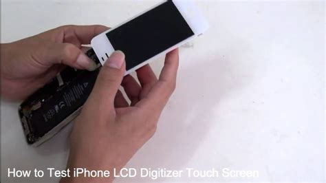 How To Test Iphone Lcd Digitizer Touch Screen Youtube