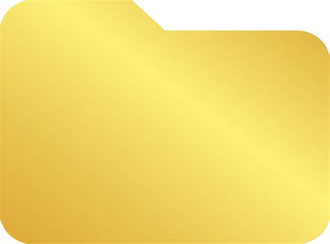Gold Folder Icon 11934385 Png