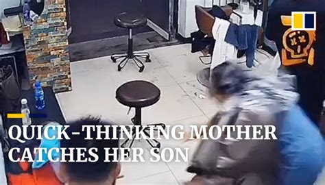 quick thinking mother catches her son in nick of time in china south china morning post