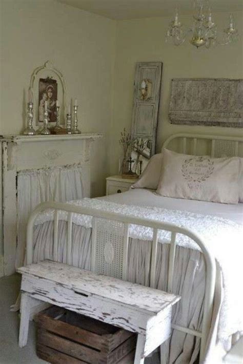 Rustic Bedroom Bedding Ideas Pinterest Shabby Chic Iron Bed
