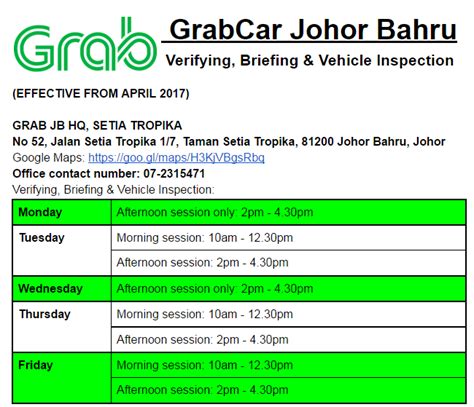 Jalan sungai chat, johor bahru 80100 malaysia. Cara daftar Grabcar driver online di Johor Bahru | Daftar ...