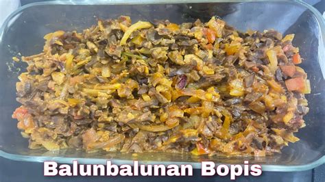 Bopis Balunbalunan At Puso Ng Manok Bopis Easy Recipe YouTube