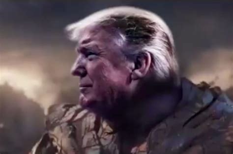 President Trump Depicted As Avengers Supervillain Thanos In New