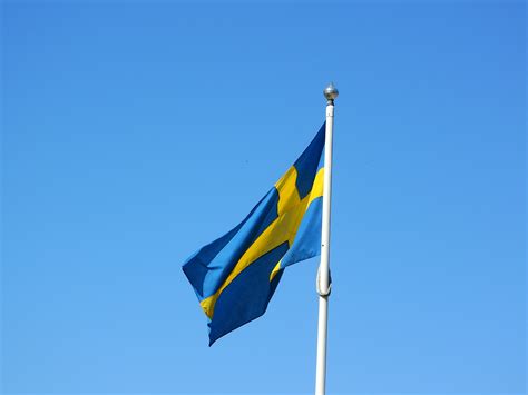 무료 이미지 하늘 바람 돛대 푸른 스칸디나비아 스웨덴 깃발 미국 국기 3264x2448 671936