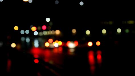 3049240 Cars City Dark Lights Night Out Of Focus 4k Wallpaper