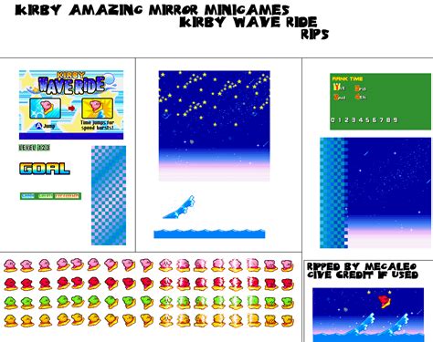 Game Boy Advance Kirby And The Amazing Mirror Kirby Wave Ride The