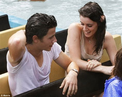 Lucie Joness Wet And Wild Theme Park Date With Hunky Jonas Brother