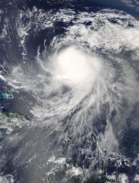 Satellite View Of Post Tropical Cyclone Jose Fading Nasa