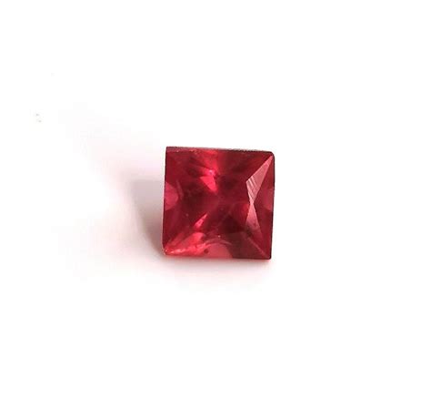 Ruby 0.69ct Square Cut