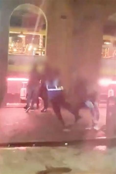 Bouncers Suspended After Being Filmed Fighting With Revellers Outside