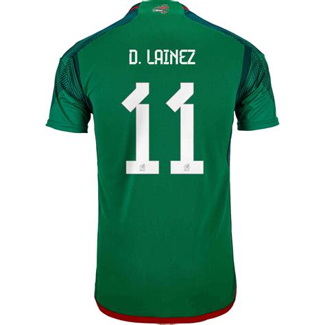 2022 Adidas Diego Lainez Mexico Home Jersey Soccerpro