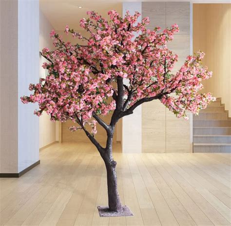 Customized 2 8m Artificial Cherry Blossom Tree In Wedding Decorations Wholesale China Plastic