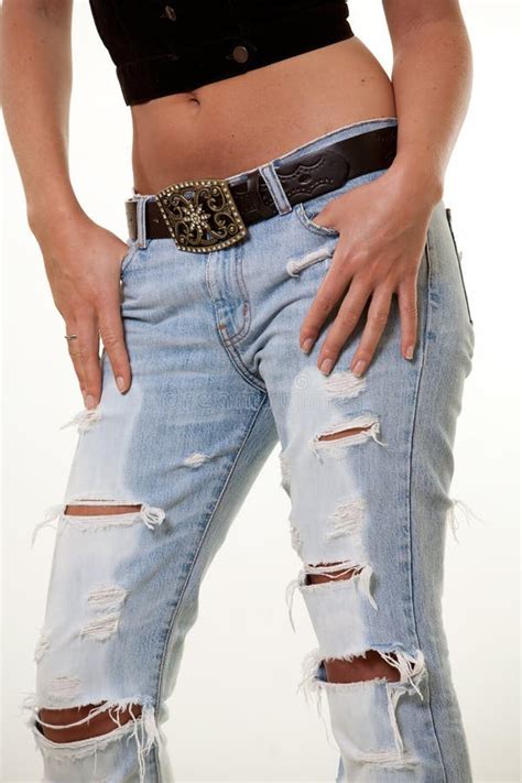 Zerrissene Jeans Stockfoto Bild Von Zerrissen Verblassen 8915562