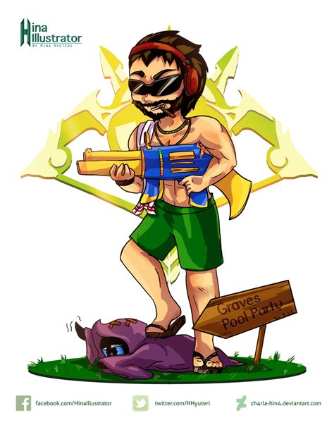 Chibi Graves Pool Party By Ch4rla Hin4 On Deviantart