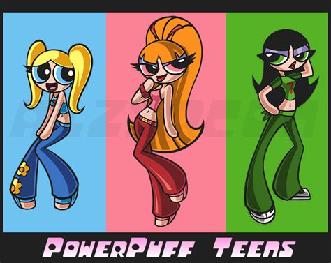 The Powerpuff Girls As Teens Buttercup Powerpuff Girls Fan Art