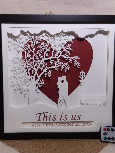 Home & Living :: Home Decor :: Valentine's Day 3D SVG for Shadow Box