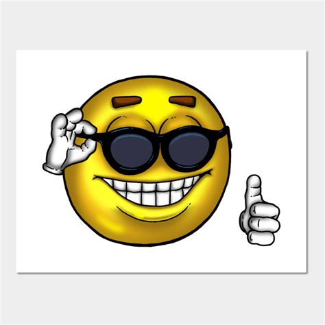 Emoji With Sunglasses And Thumbs Up Meme
