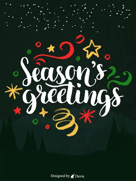 Festive Season Seasons Greetings Cards Birthday And Greeting Cards