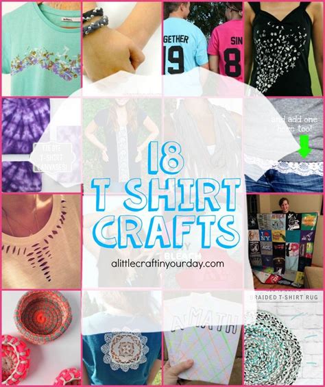 18 T Shirt Projects A Little Craft In Your Day Tee Shirt Crafts