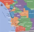 Map Of San Diego County - HolidayMapQ.com