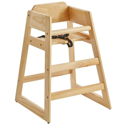 The chair is the most versatile furniture piece when it comes to decorating your home. New Restaurant Style Wooden High Chair - Natural Finish | eBay