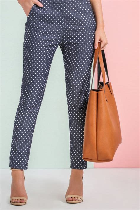 Capri High Waisted Polka Dot Pants Polka Dot Pants Polka Dots