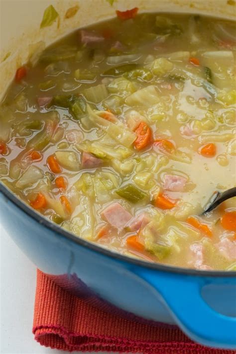 Ham And Cabbage Soup Easy Soup Ready In 45 Minutes