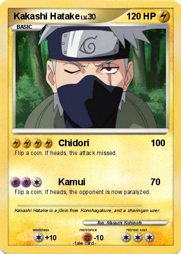 Pokémon Kakashi Hatake 242 242 Chidori My Pokemon Card