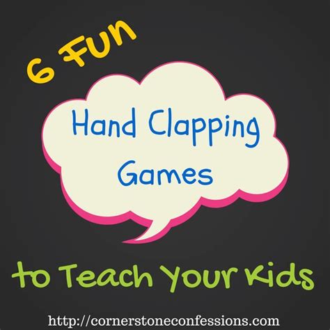 6 Fun Hand Clapping Games To Teach Your Kids Clapping Games Hand