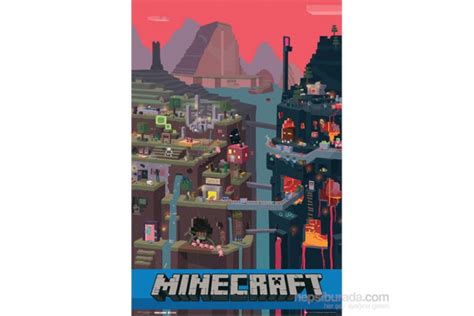 Minecraft World Maxi Poster Posterler Fiyatları