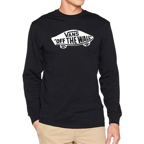 Vans Off The Wall Long Sleeve T Shirt Black Rockcity Skate