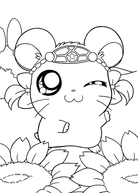 Anime Animals Coloring Pages Marinaxbarry