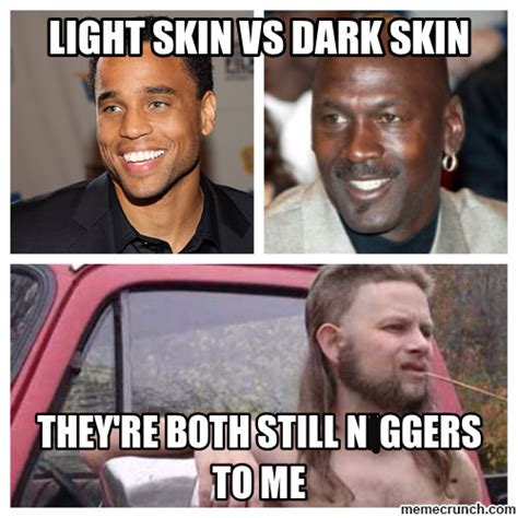 Light Skin Vs Dark Skin Meme