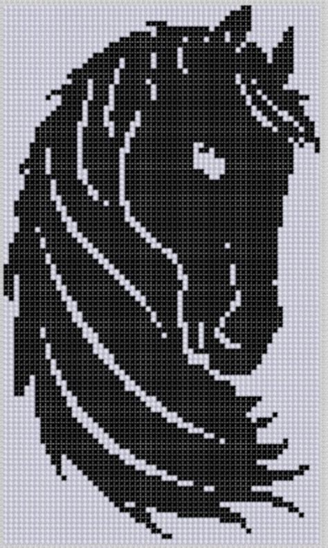 Horse Head Cross Stitch Pattern Etsy