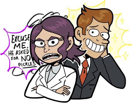Art By Bolly Quinn On Tumblr Excuse Me He Asked For No Pickles Know Your Meme