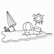 Download High Quality beach clipart black and white Transparent PNG ...