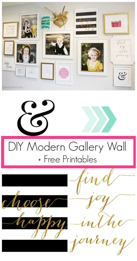 Diy Modern Gallery Wall