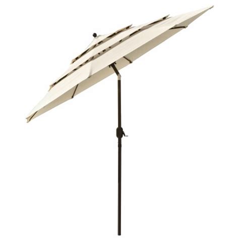 Yescom 9 Ft 3 Tier Patio Umbrella With Crank Handle Push To Tilt