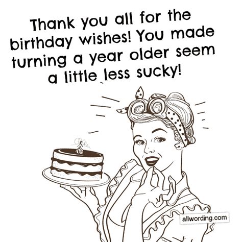 Thank You For All The Birthday Wishes Facebook Funny Minor Gorwast