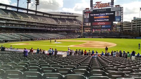 Section 119 At Comerica Park