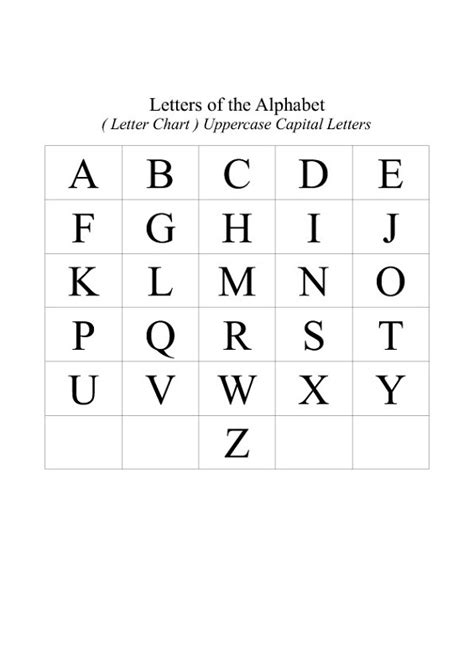 Simple Capital Alphabet Letters Bmp Power