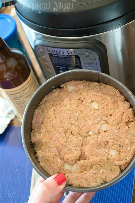 I used ground turkey in this recipe but you can use ground beef if you prefer. Best Instant Pot Turkey Meatloaf · The Typical Mom