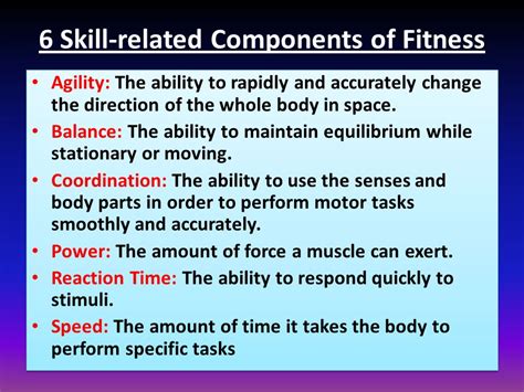 Ppt Skill Related Components Of Physical Fitness Powerpoint 59 Off