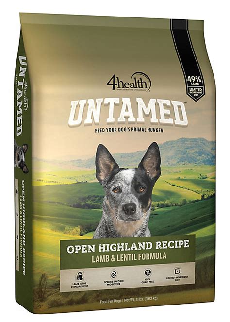 Now you don't have to worry about what you are feeding your pet; 4health Premium Pet Food | Untamed | Tractor Supply Co.