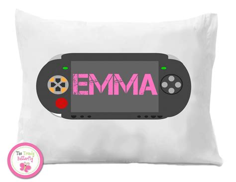 Video Game Controller Pillow Case Boys Personalized Pillow Etsy