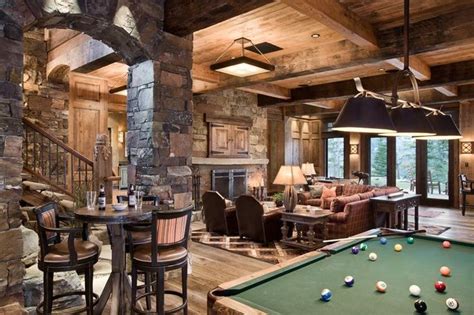 Luxury Man Cave ~ Game Room ~ Bar Home Decor Inspiration Pinterest