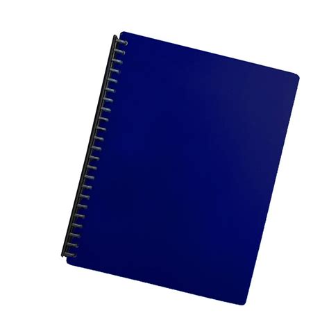 Marbig Display Book Refillable A4 20 Pocket Blue