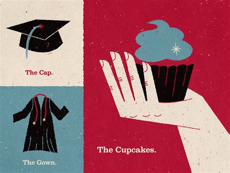 graduation cupcakes by chad riedel on dribbble