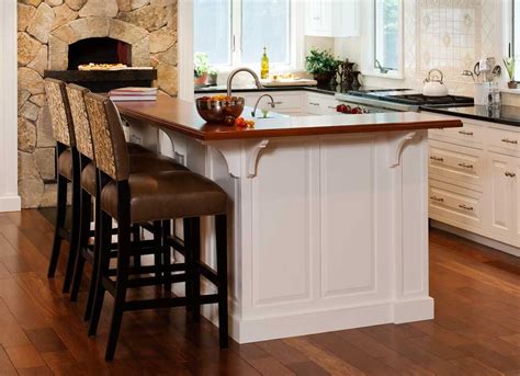 Do The Eating Top In Wood And The Sink Area Is Granite Kitchen Island