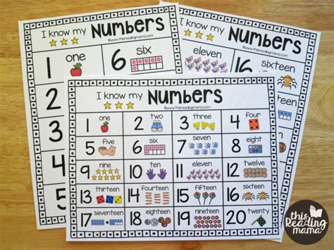 Gumball Math Mats For Numbers 1 20 This Reading Mama Preschool